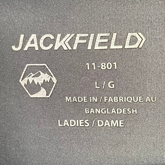 JACKFIELD Base Layer Quarter Zip Construction Field 11-801 Women's Size Large - Picture 6 of 13
